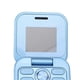 thumbnail image 2 of 2G Flip Mobile Phone for Seniors, Dual Nano SIM, FM Radio, Media Player, LED Flashlight, HD Rear Camera, Small Flip Cell Phone with Lanyard, Blue, 2 of 4