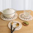 thumbnail image 5 of Cotton Printed Placemats Woven Heat Insulation Placemat Table Mats Plate Mats Coasters For Dining Table Home Kitchen, 5 of 11
