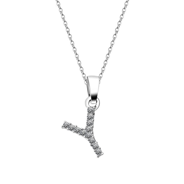 Moda mujer regalo 26 letra inglesa nombre cadena colgante collares joyería Wmkox8yi sjalhkljlk5615