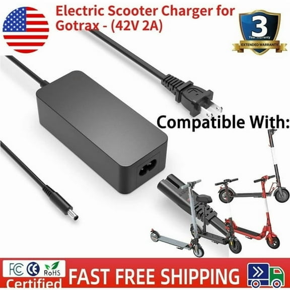 Charger for Gotrax - (42V 2A)(FY0634201500 for 36V)