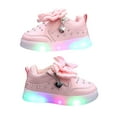 thumbnail image 6 of MYShe Little Boy Sneakers Kids Fashion Sneaker Athletic Running Shoe with One Strap Boys Girls,Pink,Size 5.5, 6 of 7