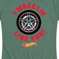 thumbnail image 3 of Hot Wheels - Valentine's I Wheelie Like You - Women's Short Sleeve Graphic T-Shirt, 3 of 5