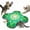Green, variant on Interactive Cat Toy for Indoor Cats, Touch Activated Automatic Electronic Cat Toy with Sound On/Off, Dual Wands, Non-Slip Suction Cups, Rechargeable Hide and Seek Cat Play Mat for Bored Adult Kittens