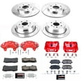 thumbnail image 2 of PowerStop Front and Rear Z23 Evolution Sport Brake Pad and Rotor Kit with Red Powder Coated Calipers Fits: CHEVROLET GMC Select Models KC7228, 2 of 3