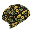 thumbnail image 2 of Honeii Bees and Sunflowers Print Kids Knit Beanie Watch Hat ,Knit Cap for Boys and Girls, 2 of 7