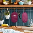 thumbnail image 2 of KitchenAid Asteroid Pot Holder 2-Pack Set, Beet, 6.5"x10", 2 of 7