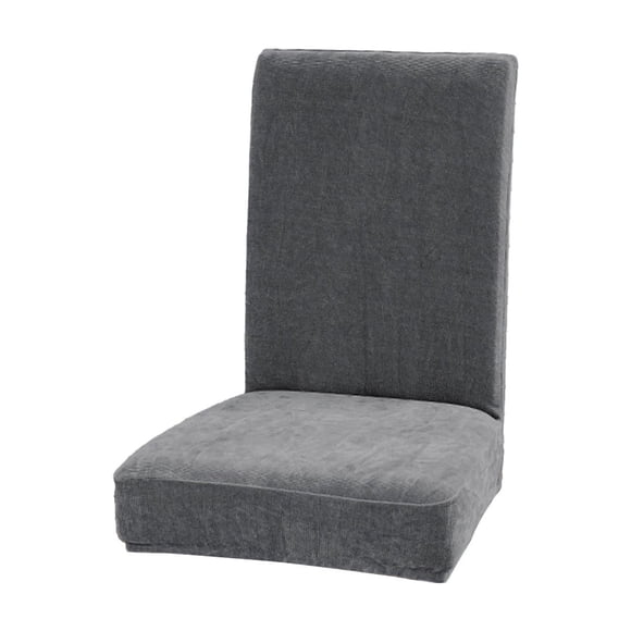Fundas elásticas de terciopelo para sillas de comedor y cocina. Fundas extraíbles y lavables. Protectores de asiento de poliéster suave para el hogar, hoteles y salones de banquetes. Fundas elásticas