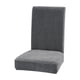 thumbnail image 1 of Fundas elásticas de terciopelo para sillas de comedor y cocina. Fundas extraíbles y lavables. Protectores de asiento de poliéster suave para el hogar, hoteles y salones de banquetes. Fundas elásticas, 1 of 6
