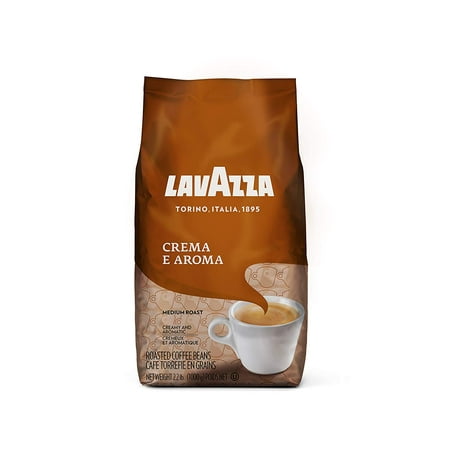 Lavazza Italian Crema e Aroma Whole Bean Coffee Blend, Medium Roast, 2.2-Pound