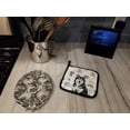 thumbnail image 6 of Caroline's Treasures Black and White Alaskan Malamute Coffee Bar Pair of Pot Holders Pair 7.5x7.5 Quilted Insulated Hot Pads Decorative Kitchen Gift Made in USA, 6 of 6