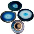 thumbnail image 4 of ENJOYW Polished Dyed Coaster Compact Stone Natural Agate Sliced Coaster Desktop Decor Cup Coaster, 4 of 7