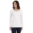 thumbnail image 2 of Anvil 399 T-Shirt Ladies' Sheer Long-Sleeve Scoop Neck Tee, 2 of 3