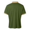 thumbnail image 5 of HOWPAY Mens Polo Shirts Short Sleeve Summer Casual Solid Color Classic Button T-Shirt Lightweight Athletic Work Collared Polo T-Shirts Green XXL, 5 of 5