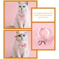 thumbnail image 3 of Shisuyan Collier de Chat Perle Collier de Chien Délicat Nœud Papillon Collier de Chiot Décor Accessoire pour Chien, 3 of 8