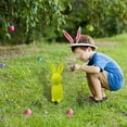 thumbnail image 1 of fsxdhpcsgfc Rabbit Shaped Inserts Green Rabbit Shaped Potted Easter Bunny Suitable For Easter Porch Decoration Outdoor/Indoor Woven Ground Cover Wall Numbers Plaque 7 Rain Gauge Replacement Tube Board, 1 of 4