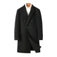 thumbnail image 2 of Chaqueta de plumón de lana para hombre 2024, larga, de diseñador de lujo, parka desmontable, resistente al viento, relleno de lujo, plumón de ganso, ligera, 2 of 3