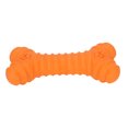 thumbnail image 4 of Teething Bone, Fun Playing Dog Chewing Toy Latex Better Training  For Pets Green,Orange, 4 of 8
