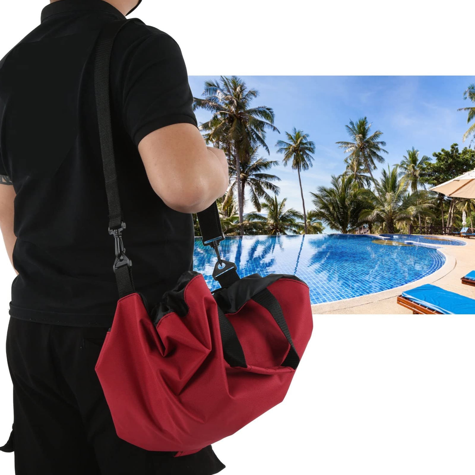 Waterproofs Wetsuit Change Mat Beach Clothes Changing Carrying Bag With Handle Shoulder Strap Large Beach Dry Bag