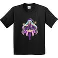thumbnail image 3 of Inktastic Beautiful Purple Anime Witch Youth T-Shirt, 3 of 5