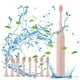 thumbnail image 1 of Xihbxyly Cepillo de Dientes Eléctrico, 8 Cabezales de Repuesto Incluidos, 6 Modos de Velocidad, Limpieza Profunda, Ipx7 Resistente Al Agua, Recargable, Ideal para Casa y Viajes, Blanco, 22 X 2,4 X 2,, 1 of 7