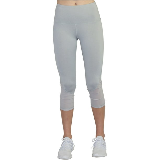 Pantalones deportivos de compresión Reebok Vigor Highrise para mujer gris grande