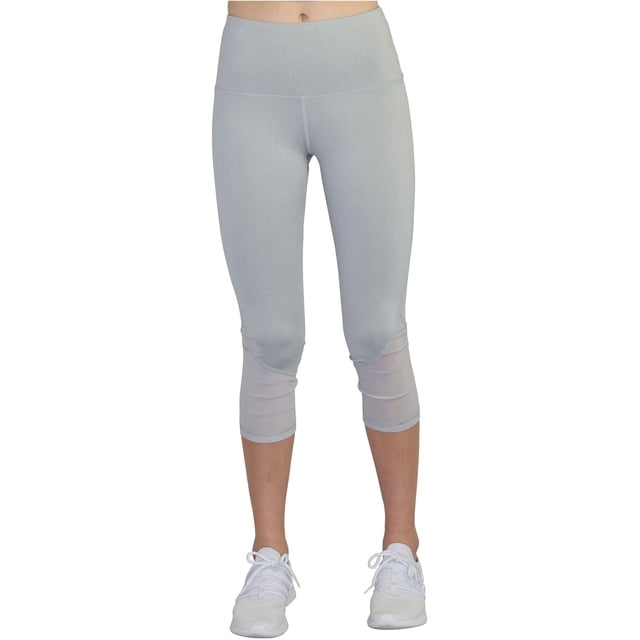 Pantalones deportivos de compresión Reebok Vigor Highrise para mujer gris grande
