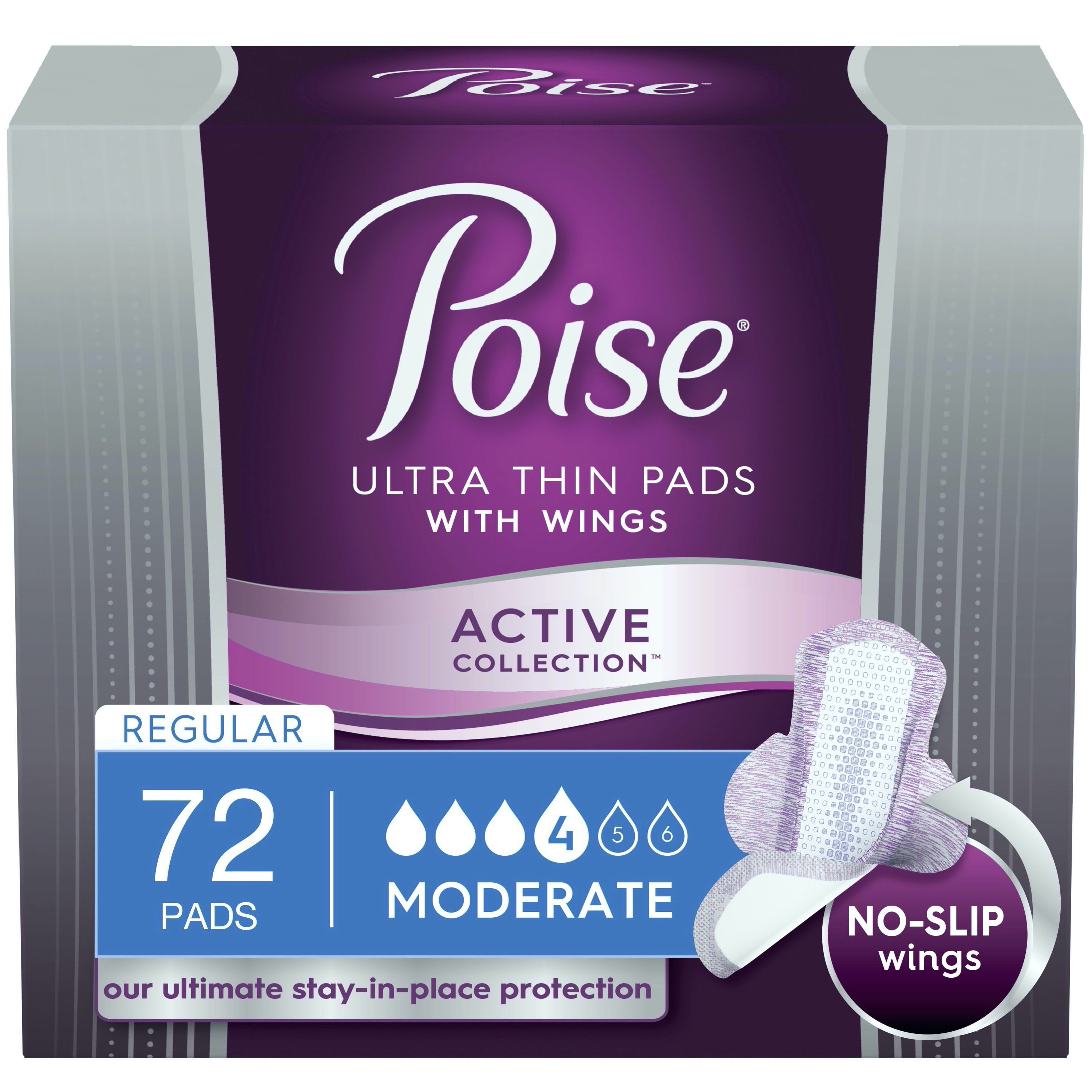 Poise Ultra Thin Women's Moderate Regular Postpartum Incontinence
