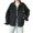 Black, variant on Vedolay Womens Denim Jackets Womens Oversized Lapel Button Up Long Sleeve Classic Jean Jacket,Black M