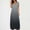 Gray, variant on Women's Casual Short Sleeve Maxi Dress, Loose Fit Ombre Gradient Long T-Shirt Dress with Pockets, Women's Blue, Sizes S-5XL