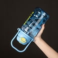 thumbnail image 2 of Kids Water Bottles with Straw49.3 oz Large Plastic Water Bottle with Straw–Leak‑Proof, Sports Bottle with Safety Lock with Handle Leakproof School Sports Drinking Bottle for Toddler Boys Girls, 2 of 3