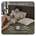 thumbnail image 4 of Fundas de Almohada King Size Esquimal Lyocell 2 Piezas Color Khaki, 4 of 8