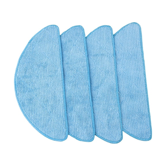 JUANCHENG 10/4 PCS Microfiber Mop Cloth Kit Replacement Part Attaches Seamlessly For SilverCrest For SSR 3000A Robot Vacuum Cleaner 4 Pack