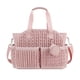 thumbnail image 1 of Bolso cambiador para mamá, versátil, portátil, regalo para nuevos padres, impermeable Rosa, 1 of 9