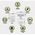 thumbnail image 2 of Juego de contenedores de almacenamiento de alimentos SafeWare Deli 60 (240 mL-20, 480 mL-20, 960 mL-20), 2 of 7