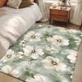 thumbnail image 4 of 3'x5' Area Rugs, Spring Floral Indoor Outdoor Area Rug for Living Room Bedroom, Sage Green Summer Flowers Watercolor Washable Bathroom Rugs Kitchen Floor Carpet Mats Home Decor Aesthetic, 4 of 8