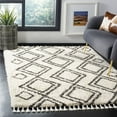 thumbnail image 1 of Safavieh Moroccan Fringe Kaelea Geometric Shag Area Rug, 1 of 4