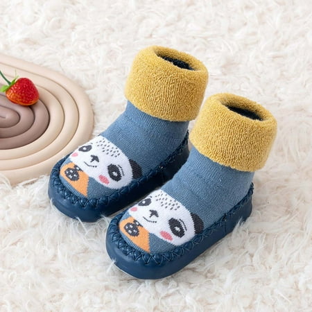 

Cathalem Toddler Size 6 Shoe Autumn And Winter Cute Children Toddler Shoes Flat Bottom Non Slip Socks Shoes Size 3 Girls Shoes B 2.5 Years