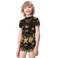 thumbnail image 2 of Bendy And The Ink Machine Boys Two Piece Rash Guard Swimsuits Kids Short Sleeve Swimwear Sets Bathing Suit, 2 of 7