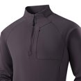 thumbnail image 5 of MiYuan Mens Quarter Zip Pullover Stand-Up Collar Golf Shirts Long Sleeve Golf Running,Quarter Zip,Thermal Warm,Lightweight,Long Sleeve ,Stretchy,Pullover Sweater Top Workout Wear, 5 of 6