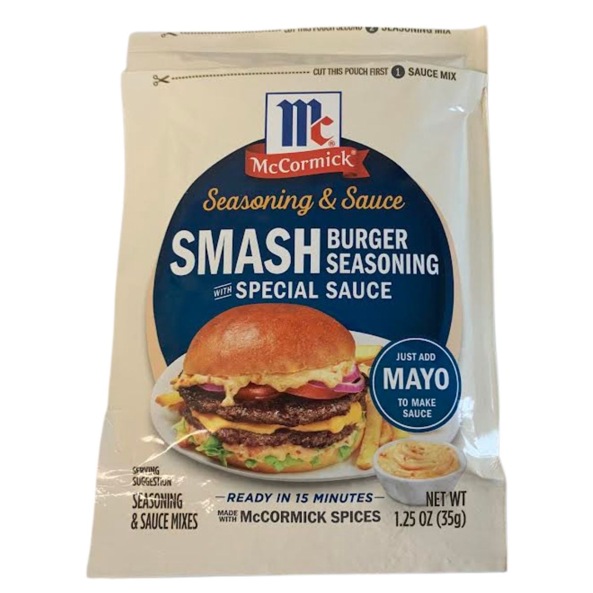 McCormick Seasoning Mix 4-Pack Variety: 2 Philly Cheesesteak & 2 Smashburger Sauces