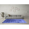 thumbnail image 3 of Ahgly Company Indoor Rectangle Oriental Blue Industrial Area Rugs, 7' x 10', 3 of 4
