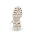 thumbnail image 6 of BURUDANI Women's Low Platform Chunky Block Ankle Strap Heel Sandals Open Toe BEIGE-PU Size 6, 6 of 9