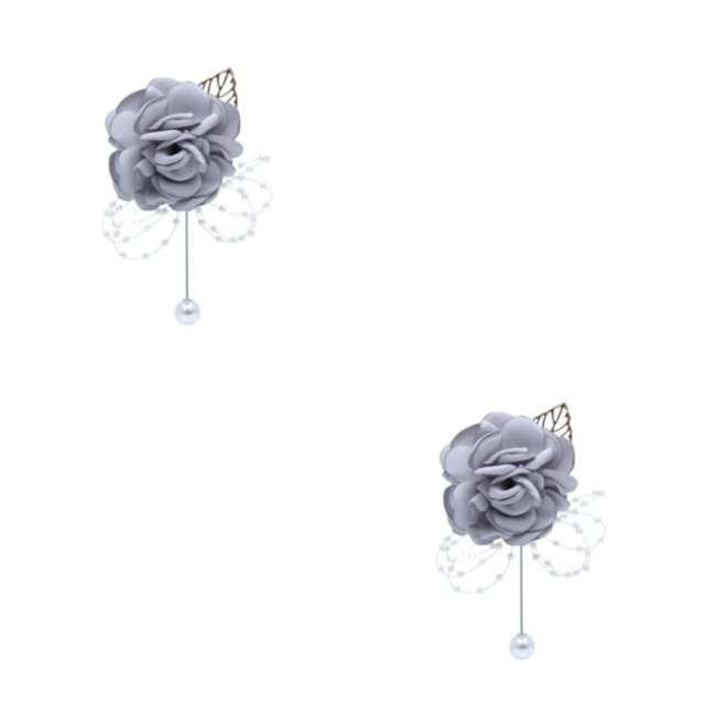 Bewildely Broches de boda con estilo, además de atuendo formal, ramillete de poliéster duradero y duradero Type4 NO4