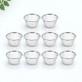 thumbnail image 1 of UPOUART 10Pcs Transparent Stainless Steel Tea Strainer for Loose Leaf Tea Home Use, 1 of 8
