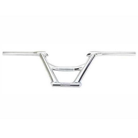 - 169 Free Style Handlebar 22.2mm Chrome. Bike handle bar, bicycle handle bar, handlebar, bmx handle bar, track, fixie