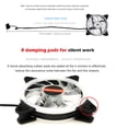 thumbnail image 3 of 120mm Fan Silent Dual Aperture Fan Desktop PC Case Cooler Fan Silent Gale-Fan LED RGB Light, 3 of 6