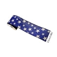 thumbnail image 3 of Patriotic Wired Ribbon for DIY Decor, Red White Blue Star Wreath Bow Making, 4th of July Craft Ribbon for Gift Wrapping and Holiday Home Decoration, 3 of 6