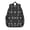 Eye and Moon, variant on Sun and Moon Gothic Pattern Backpack for School, Cute School Bag with Adjustable Shoulder Straps and Padded Back, 15"x11.42"x5.5"