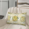 thumbnail image 5 of Sikiie Daisies And Wildflowers Print Plush Pillow Cover, Wrinkle-proof and Stain-resistant Pillow Protector without Pillow Core, Home Decoration-20"x30", 5 of 6
