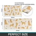 thumbnail image 7 of Golden Retriever with Bones and Paws Kitchen Rugs Sets Of 2,Anti Fatigue Kitchen Mat Rugs Non Slip Washable,Decorative Kitchen Floor Mats for Kitchen,Sink,Laundry,17"x30"+17"x47", 7 of 7